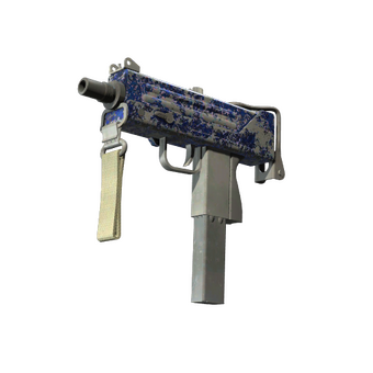 MAC-10 | Lapis Gator (Battle-Scarred) CS2 skin
