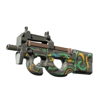 StatTrak™ P90 | Emerald Dragon (Field-Tested) CS2 skin
