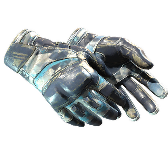 ★ Moto Gloves | Cool Mint (Battle-Scarred) CS2 skin