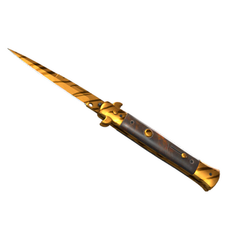 ★ StatTrak™ Stiletto Knife | Tiger Tooth (Factory New) CS2 skin