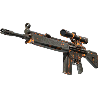 StatTrak™ G3SG1 | Orange Crash (Battle-Scarred) CS2 skin