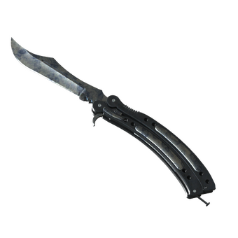 ★ StatTrak™ Butterfly Knife | Stained (Well-Worn) CS2 skin