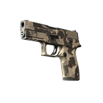 Souvenir P250 | Black & Tan (Well-Worn) CS2 skin