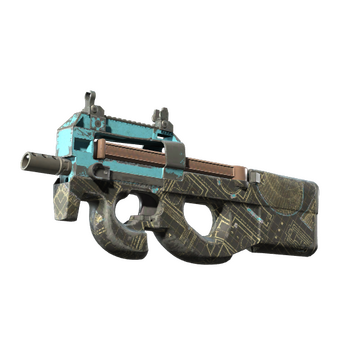 Souvenir P90 | Facility Negative (Well-Worn) CS2 skin