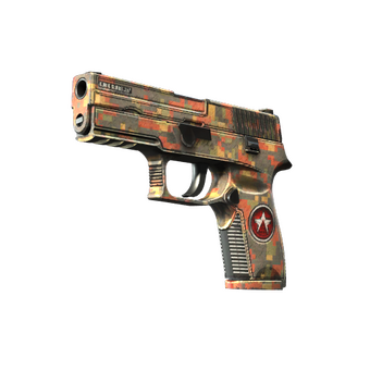 StatTrak™ P250 | Red Rock (Well-Worn) CS2 skin