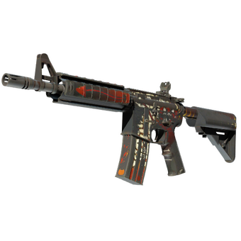 M4A4 | Hellfire (Battle-Scarred) CS2 skin