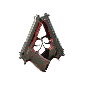 Dual Berettas | Panther (Battle-Scarred) CS2 skin