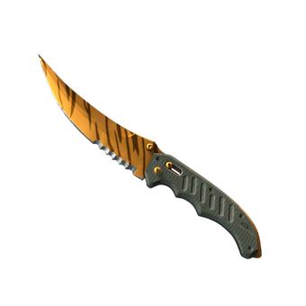 ★ StatTrak™ Flip Knife | Tiger Tooth (Factory New) CS2 skin