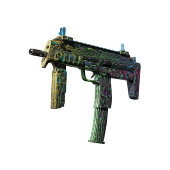 MP7 | Neon Ply (Battle-Scarred) CS2 skin