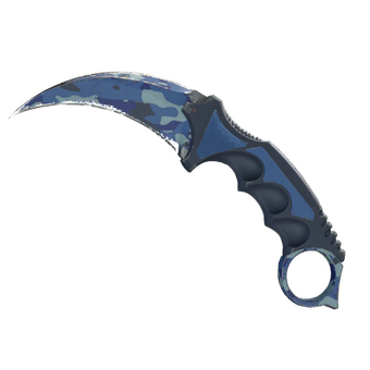 ★ Karambit | Bright Water (Well-Worn) CS2 skin