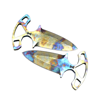 ★ Shadow Daggers | Case Hardened (Battle-Scarred) CS2 skin