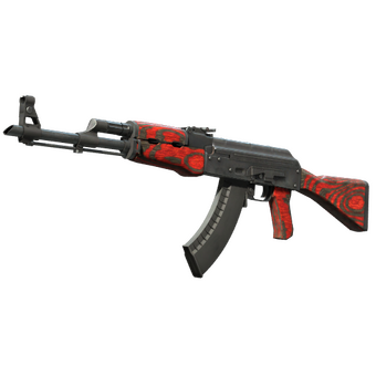 StatTrak™ AK-47 | Red Laminate (Battle-Scarred) CS2 skin