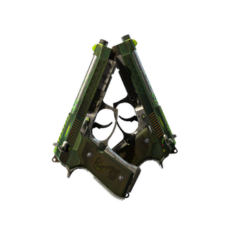 Dual Berettas | Cobra Strike (Battle-Scarred) CS2 skin