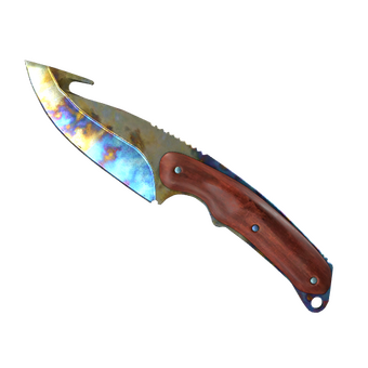 ★ StatTrak™ Gut Knife | Case Hardened (Well-Worn) CS2 skin