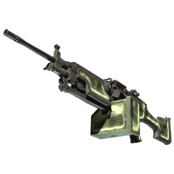 StatTrak™ M249 | Deep Relief (Battle-Scarred) CS2 skin