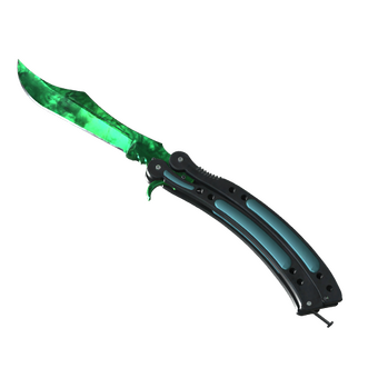 ★ StatTrak™ Butterfly Knife | Gamma Doppler Emerald (Factory New) CS2 skin