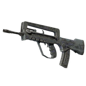 FAMAS | Night Borre (Battle-Scarred) CS2 skin