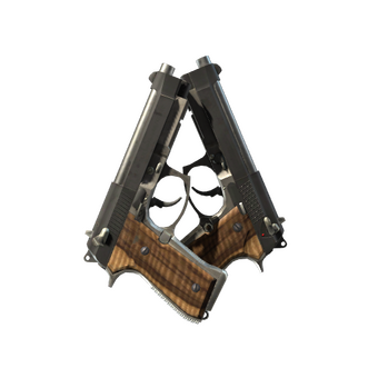 StatTrak™ Dual Berettas | Black Limba (Minimal Wear) CS2 skin