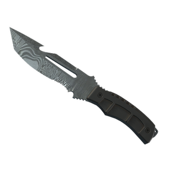 ★ Survival Knife | Damascus Steel (Battle-Scarred) CS2 skin