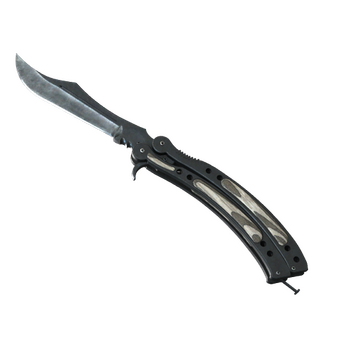 ★ Butterfly Knife | Black Laminate (Factory New) CS2 skin