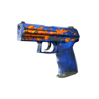 StatTrak™ P2000 | Fire Elemental (Battle-Scarred) CS2 skin