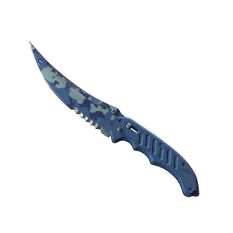 ★ Flip Knife | Bright Water (Well-Worn) CS2 skin