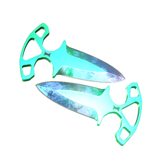 ★ StatTrak™ Shadow Daggers | Gamma Doppler Phase 1 (Factory New) CS2 skin