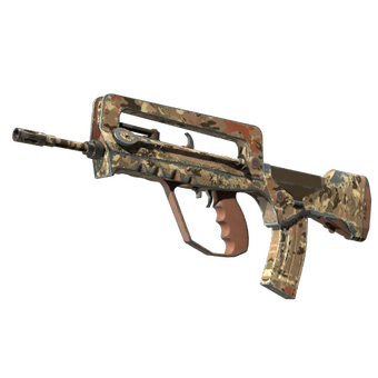 FAMAS | CaliCamo (Well-Worn) CS2 skin