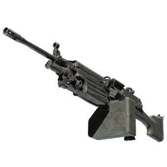 M249 | Midnight Palm (Battle-Scarred) CS2 skin