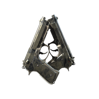 Souvenir Dual Berettas | Stained (Battle-Scarred) CS2 skin