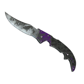 ★ StatTrak™ Falchion Knife | Ultraviolet (Battle-Scarred) CS2 skin