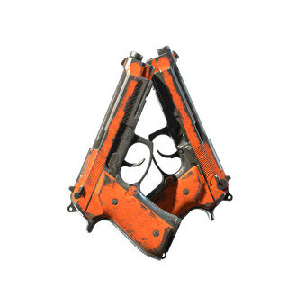 Souvenir Dual Berettas | Demolition (Battle-Scarred) CS2 skin
