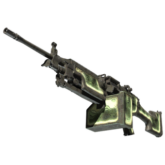 StatTrak™ M249 | Deep Relief (Well-Worn) CS2 skin