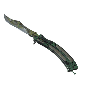 ★ StatTrak™ Butterfly Knife | Boreal Forest (Battle-Scarred) CS2 skin