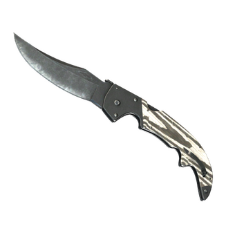 ★ StatTrak™ Falchion Knife | Black Laminate (Minimal Wear) CS2 skin