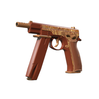 CZ75-Auto | Honey Paisley (Minimal Wear) CS2 skin
