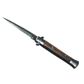 ★ StatTrak™ Stiletto Knife | Damascus Steel (Field-Tested) CS2 skin