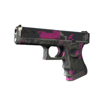 Glock-18 | Pink DDPAT (Battle-Scarred) CS2 skin