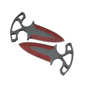 ★ StatTrak™ Shadow Daggers | Crimson Web (Well-Worn) CS2 skin