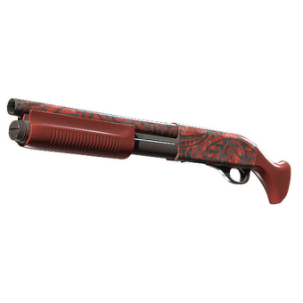Sawed-Off | Crimson Batik (Field-Tested) CS2 skin