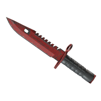 ★ StatTrak™ M9 Bayonet | Crimson Web (Well-Worn) CS2 skin