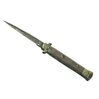 ★ StatTrak™ Stiletto Knife | Boreal Forest (Battle-Scarred) CS2 skin