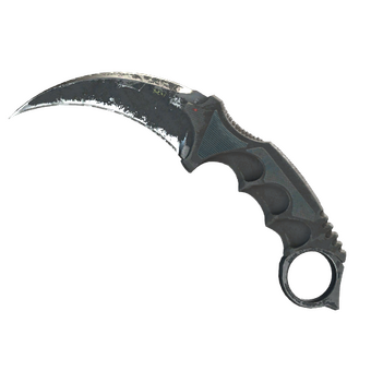 ★ StatTrak™ Karambit | Night (Battle-Scarred) CS2 skin