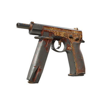 CZ75-Auto | Honey Paisley (Battle-Scarred) CS2 skin