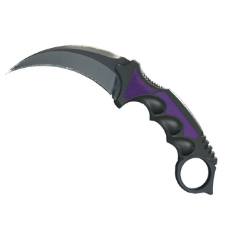★ StatTrak™ Karambit | Ultraviolet (Minimal Wear) CS2 skin