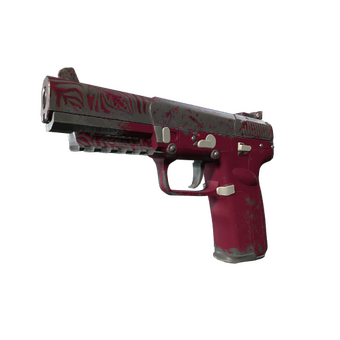 Five-SeveN | Crimson Blossom (Well-Worn) CS2 skin