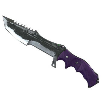 ★ StatTrak™ Huntsman Knife | Ultraviolet (Battle-Scarred) CS2 skin