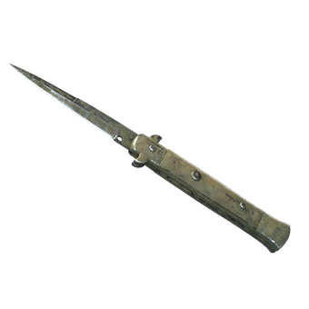 ★ StatTrak™ Stiletto Knife | Safari Mesh (Battle-Scarred) CS2 skin