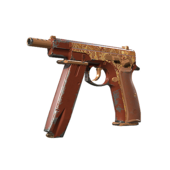 CZ75-Auto | Honey Paisley (Well-Worn) CS2 skin