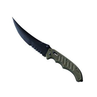 ★ StatTrak™ Flip Knife | Blue Steel (Battle-Scarred) CS2 skin
